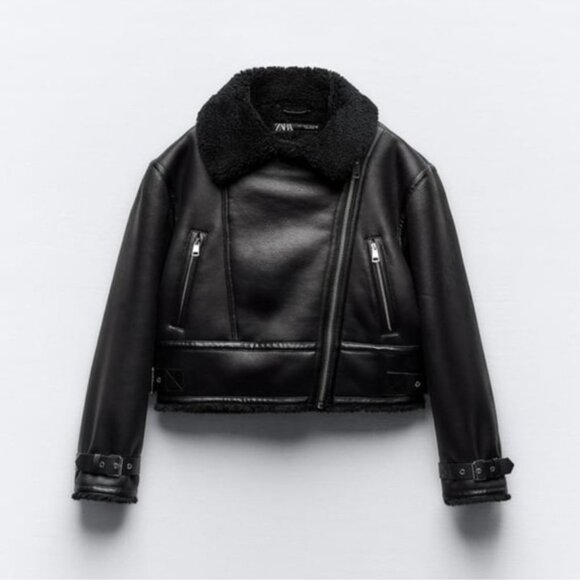 ZARA DOUBLE-SIDED BELTED JACKET - Picture 11 of 16